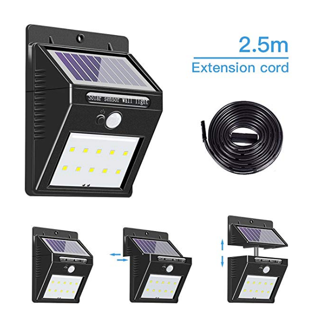 solar sensor wall lightB